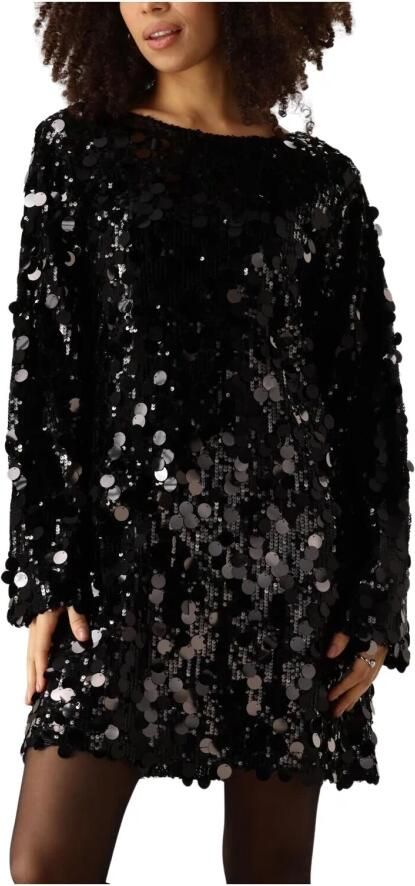 Moves Zwarte Mini Jurk Idona Black Dames - Foto 7