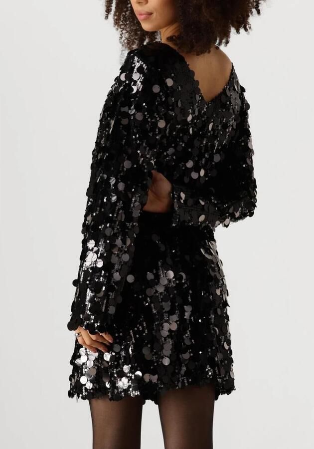 Moves Zwarte Mini Jurk Idona Black Dames - Foto 6