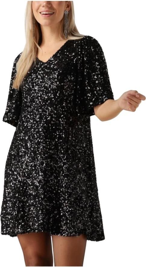 Moves Zwarte Mini Jurk Manalina Black Dames - Foto 7