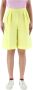 Msgm Op maat gemaakte katoenen shorts met Plissetto-detail Yellow Dames - Thumbnail 2