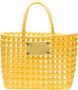 Msgm Groene PVC Handtas met Schelpen Weven Green Dames - Thumbnail 1
