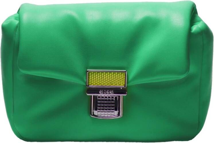Msgm Shoulder Bags Green Dames