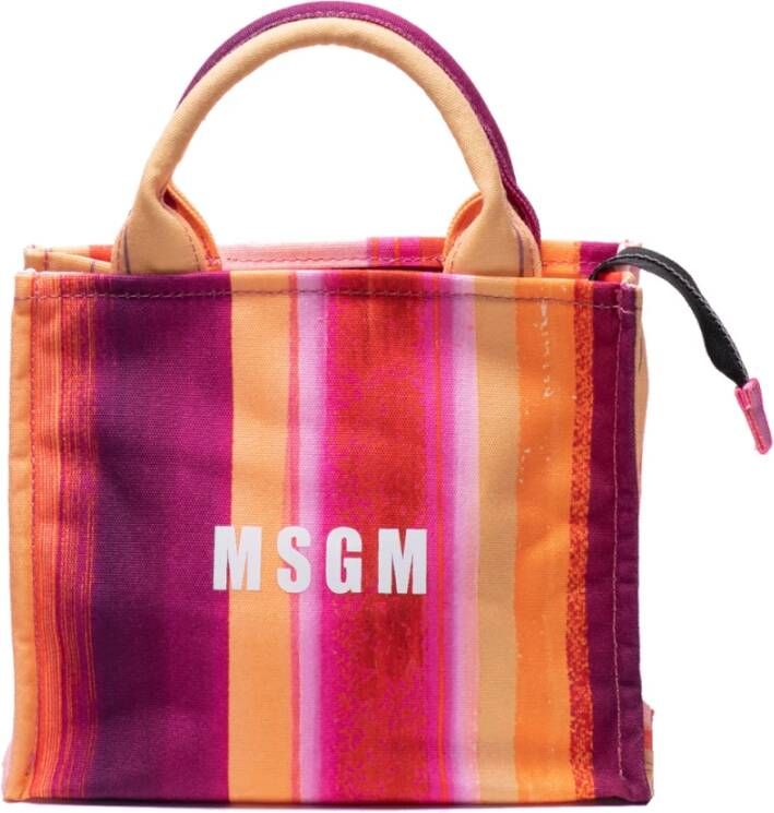 Msgm Tote Bags Multicolor Dames
