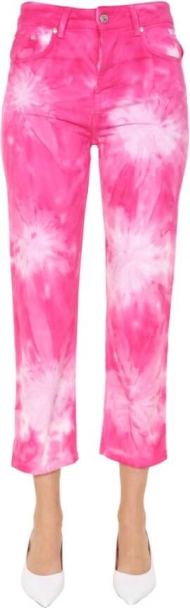 Msgm Bijgesneden jeans Roze Dames