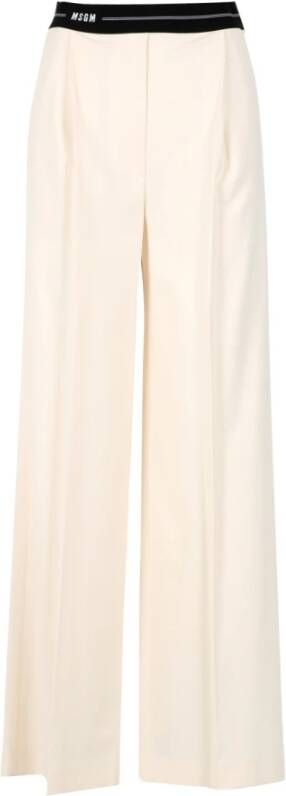 Msgm Broek White Dames