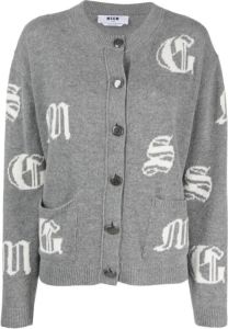 Msgm Cardigans Grijs Dames