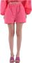 Msgm Shorts met elastische tailleband Pink Dames - Thumbnail 3