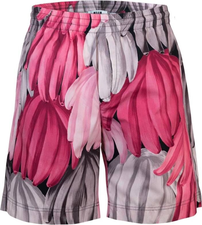 Msgm Casual Shorts Roze Heren
