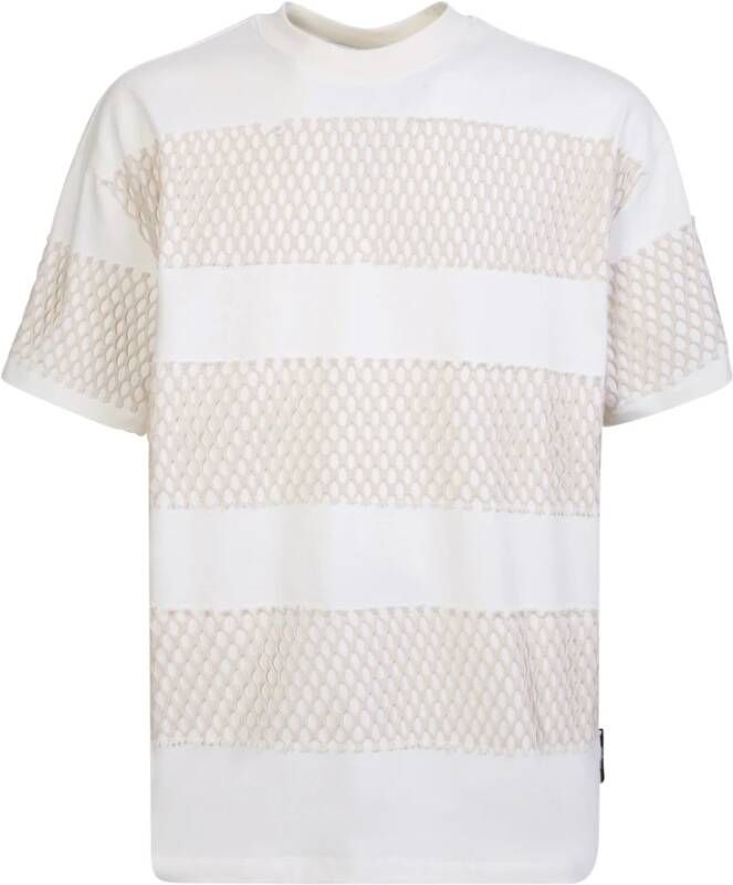 Msgm Cotton T-shirt withet inserts from White Heren