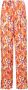 Msgm Floral print wide trousers Oranje Dames - Thumbnail 1