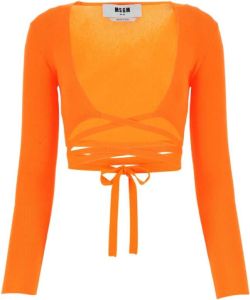 Msgm Gebreide kleding Oranje Dames