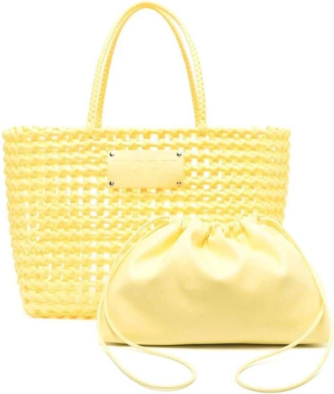 Msgm Handbags Geel Dames