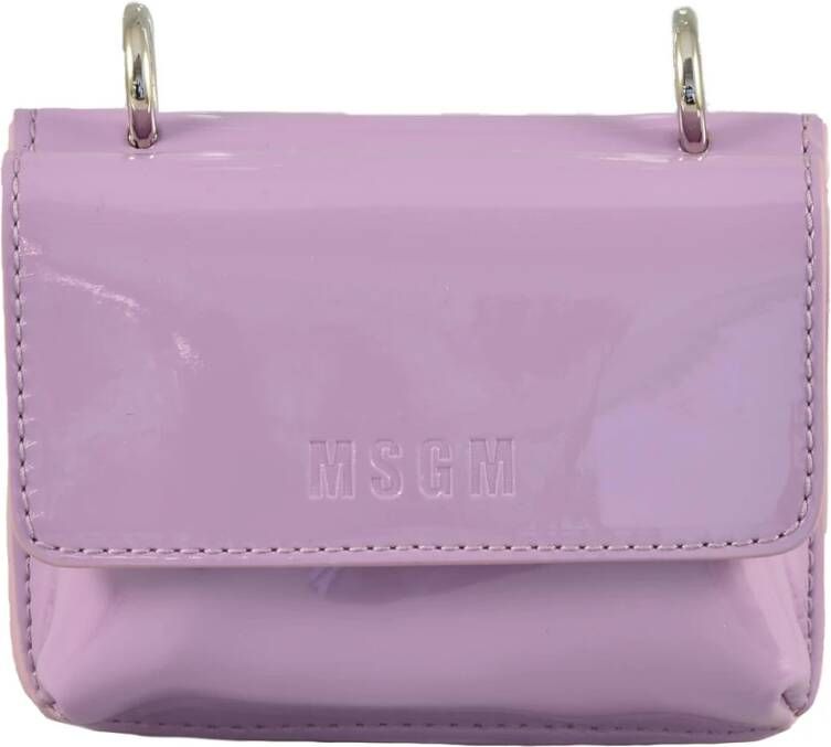 Msgm Handbags Purple Dames