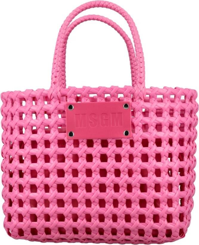 Msgm Handbags Roze Dames