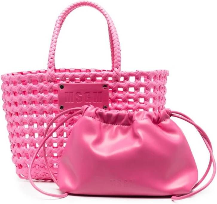 Msgm Handbags Roze Dames