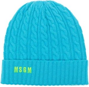 Msgm Hats Blauw Dames