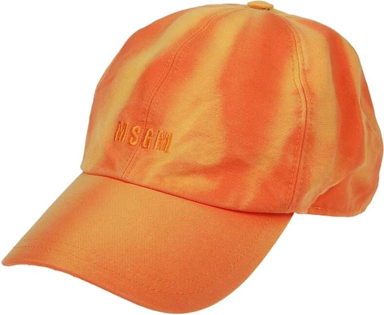 Msgm hoeden oranje Orange Heren