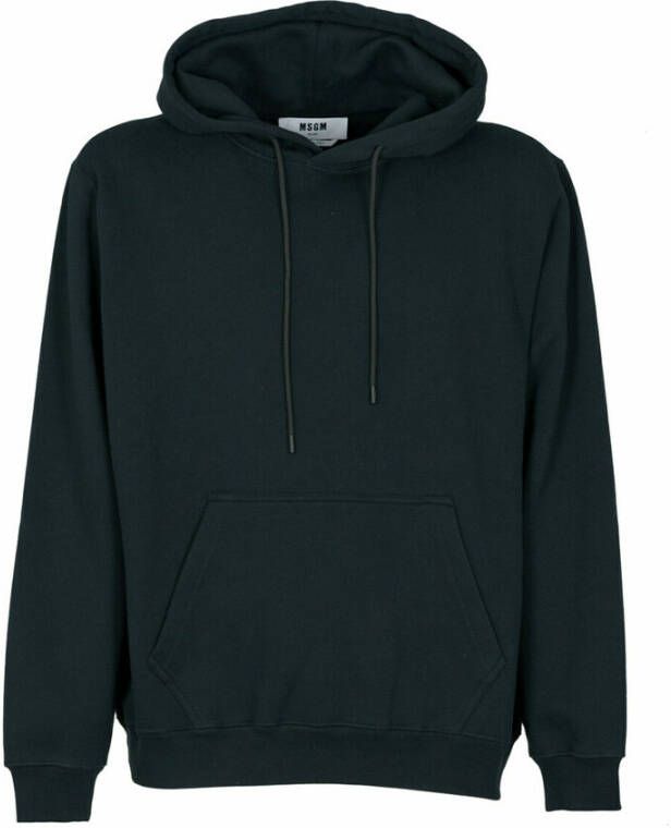 Msgm Hoodie Zwart Heren