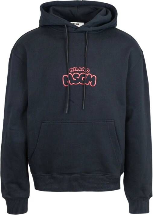 Msgm Hoodies Zwart Heren