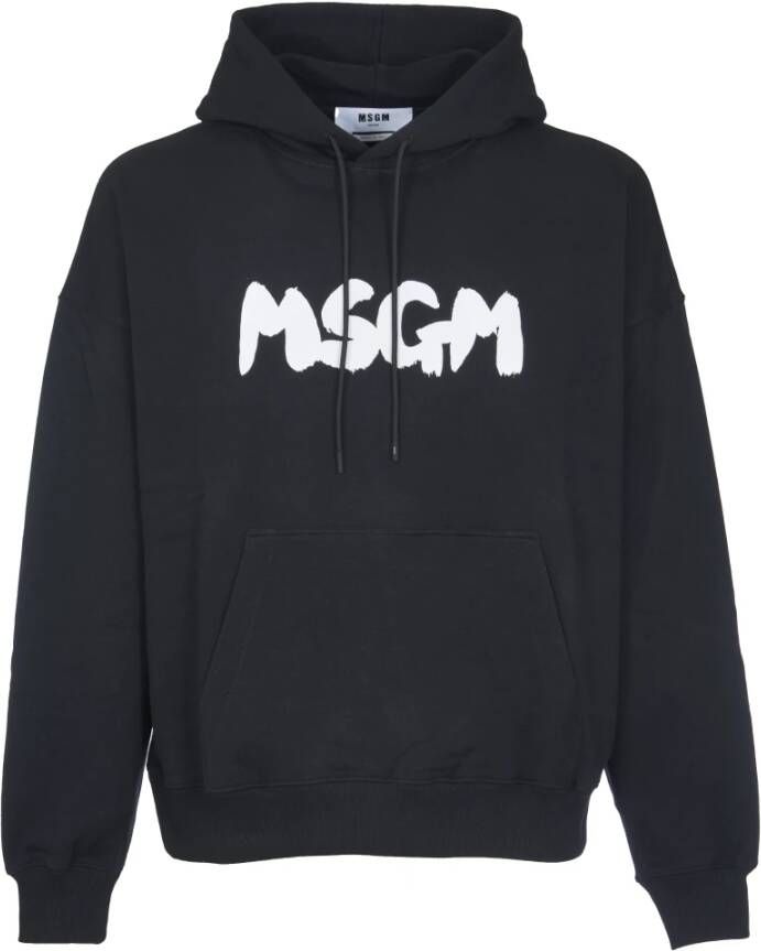 Msgm Hoodies Zwart Heren