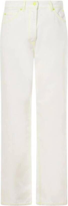 Msgm Straight Trousers White Dames