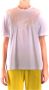 Msgm Korte mouwen T-shirt White Dames - Thumbnail 1