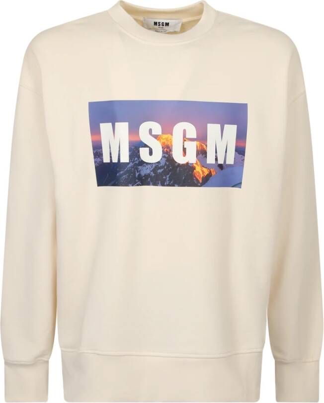 Msgm merk sweatshirt Wit Heren