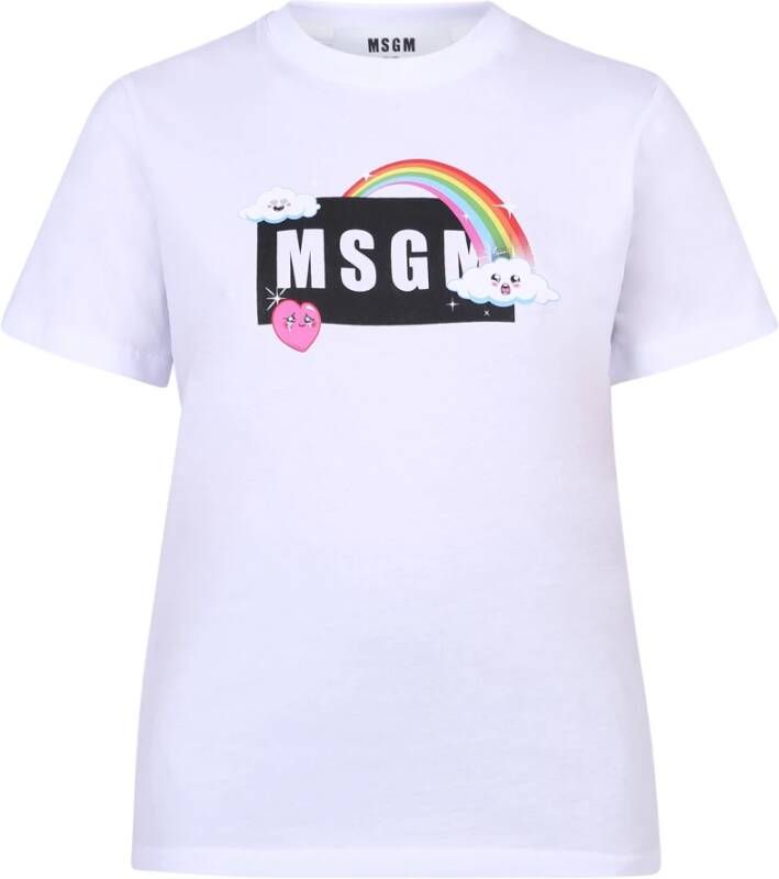 Msgm merk T-shirt Wit Dames