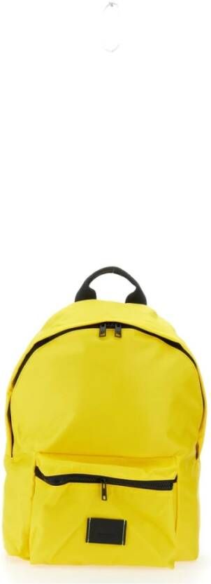 Msgm Nylon Backpack Geel Heren