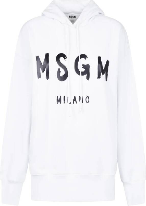 Msgm ontspannen fit sweatshirt Wit Dames