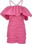 Msgm Women Clothing Dress Hot Pink Ss23 Roze Dames - Thumbnail 1