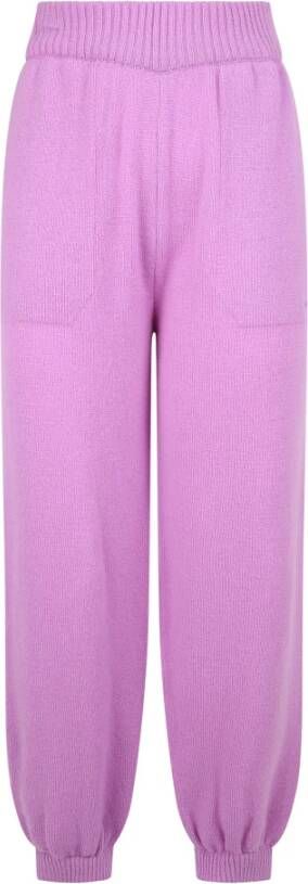 Msgm relaxed fit trousers Purple Dames