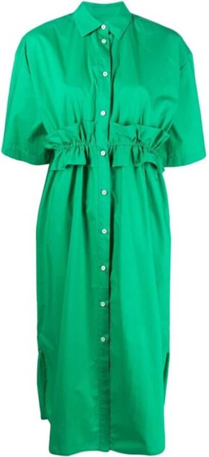 Msgm Shirt Dresses Groen Dames