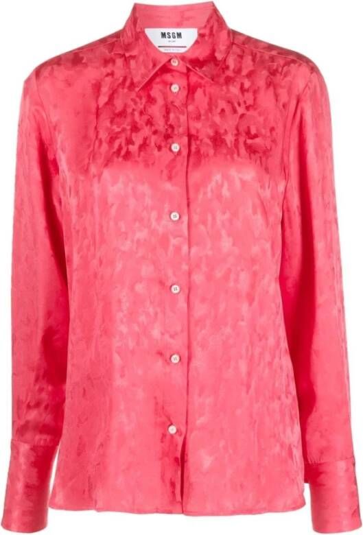 Msgm Shirts Roze Dames