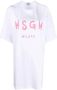 Msgm Short Dresses White Dames - Thumbnail 1