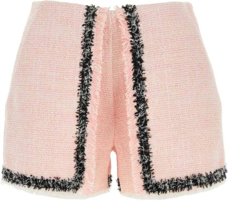 Msgm Short Shorts Roze Dames