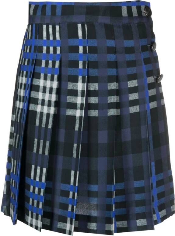 Msgm Short Skirts Blauw Dames