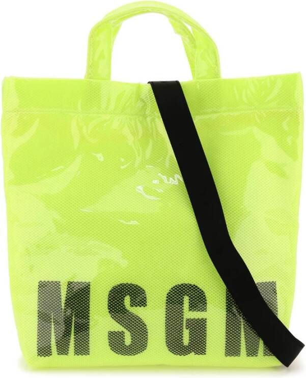 Msgm Shoulder Bags Yellow Dames