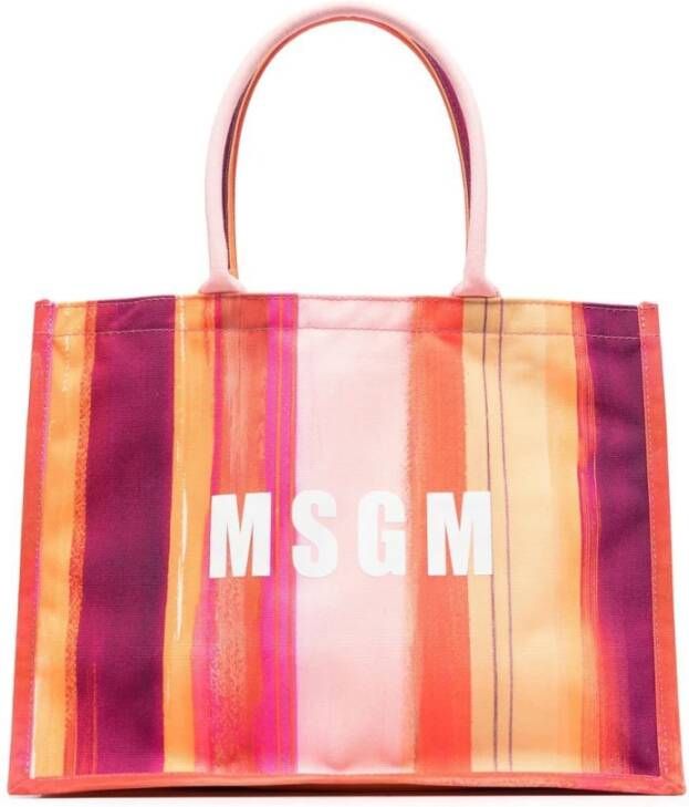 Msgm Shoulder Bags Oranje Dames