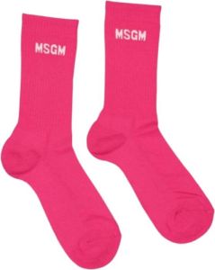 Msgm Socks Roze Dames