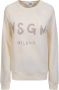 Msgm Stijlvolle witte sweatshirt voor dames White Dames - Thumbnail 1