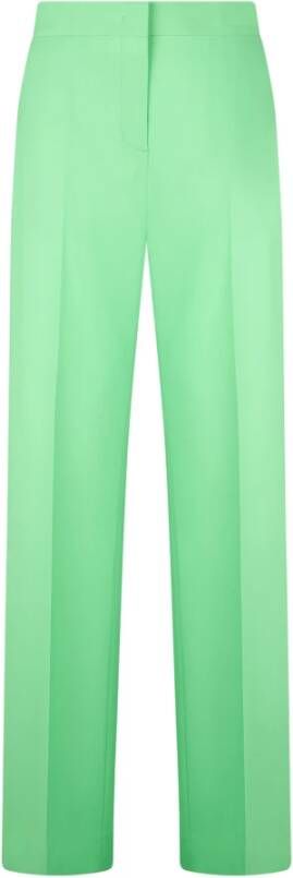Msgm Straight Trousers Groen Dames