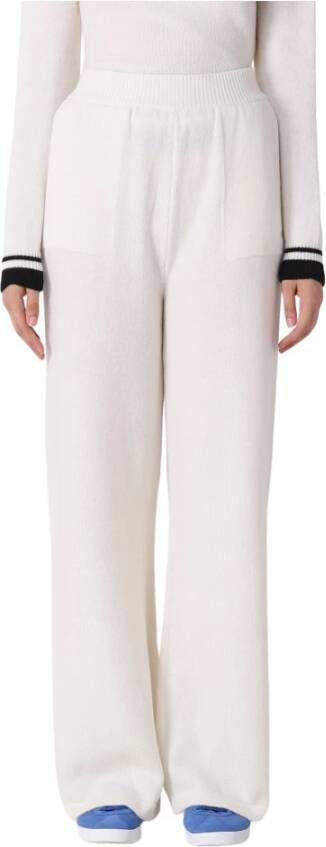 Msgm Straight Trousers White Dames