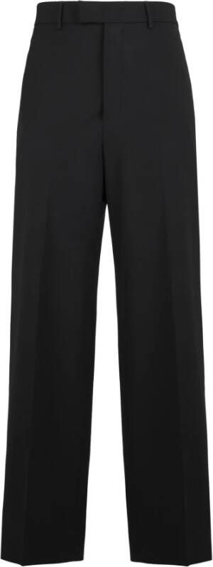 Msgm Straight Trousers Zwart Heren