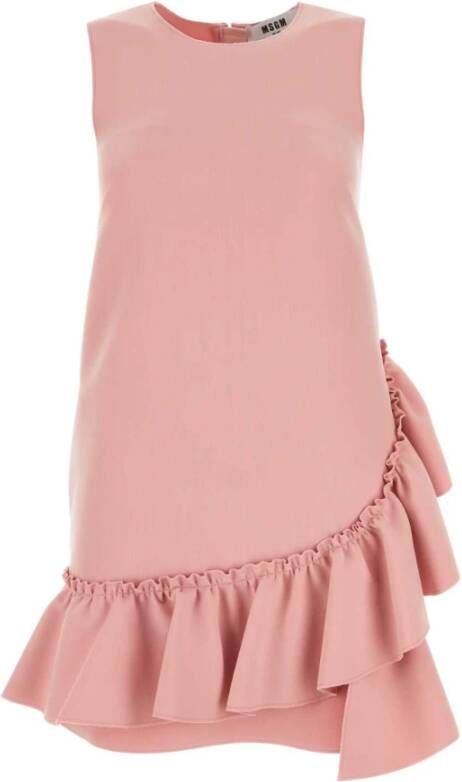 Msgm Summer Dresses Roze Dames