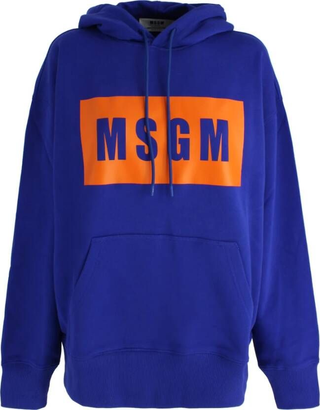 Msgm Sweatshirt Blauw Heren