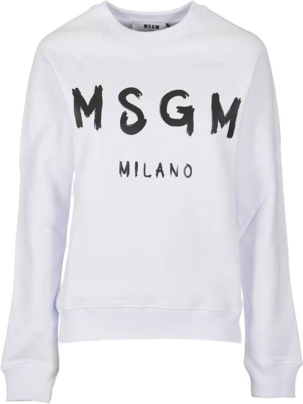 Msgm Sweatshirt Wit Dames