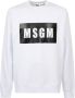 Msgm sweatshirt White Heren - Thumbnail 1