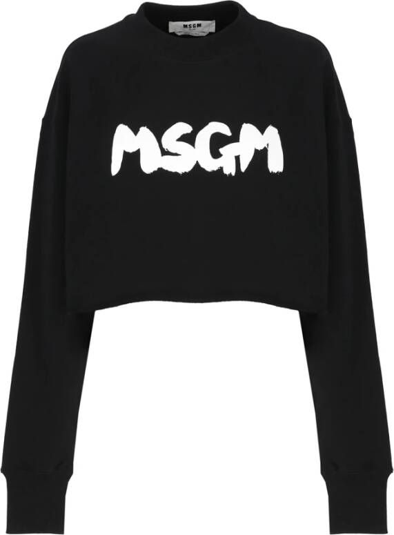 Msgm Sweatshirt Zwart Dames