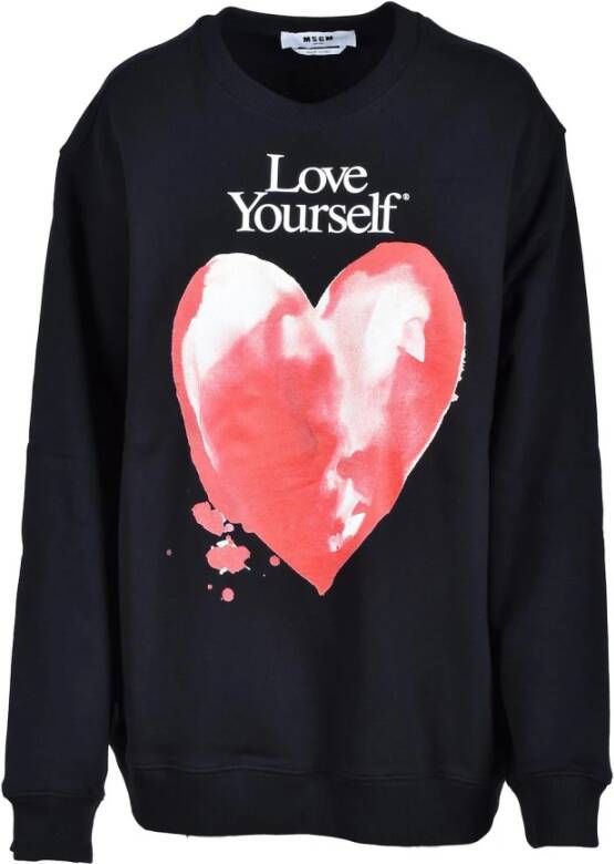 Msgm Sweatshirt Zwart Dames